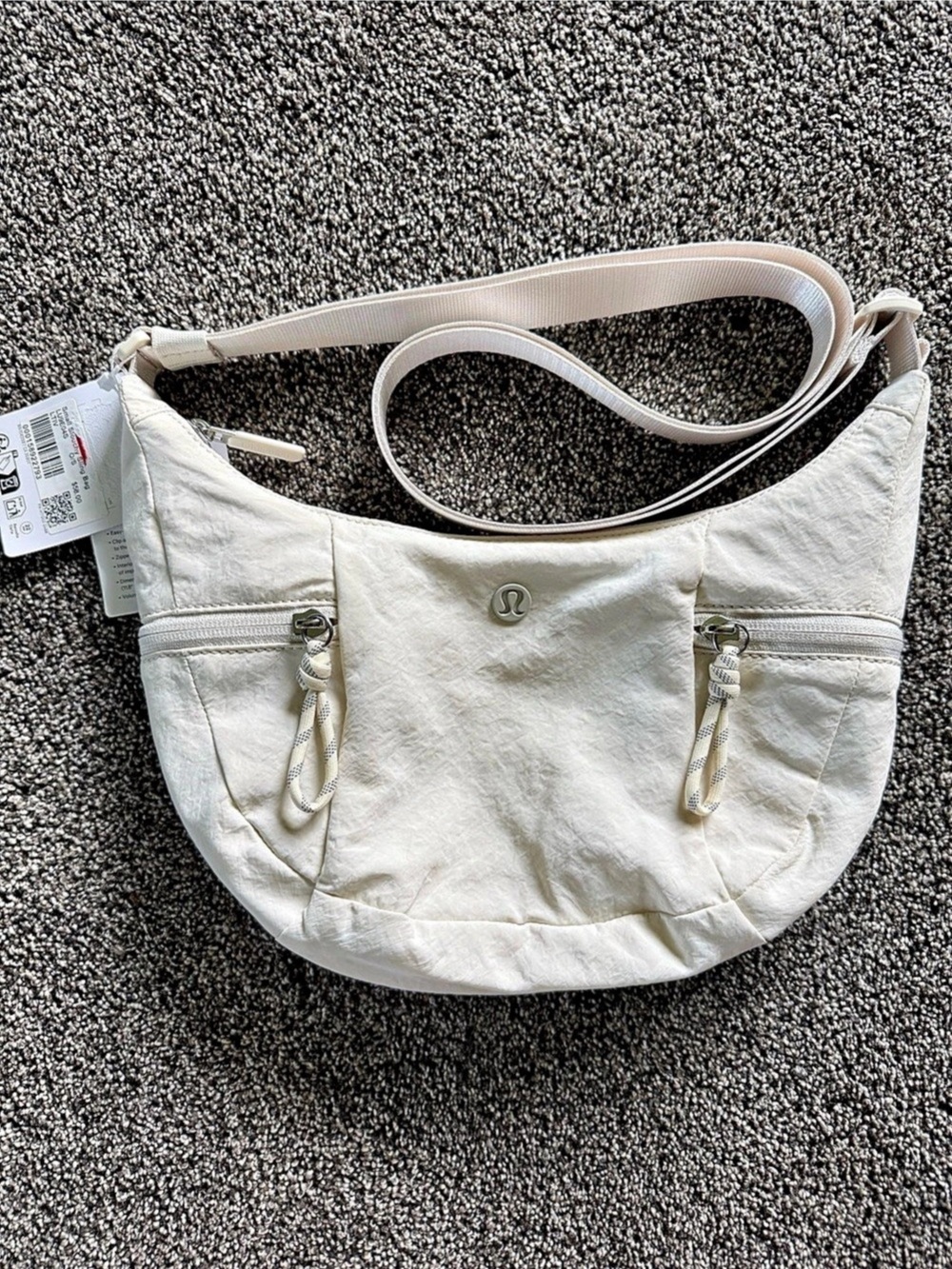 Lululemon Small Recovery Sling Bag White Like New
